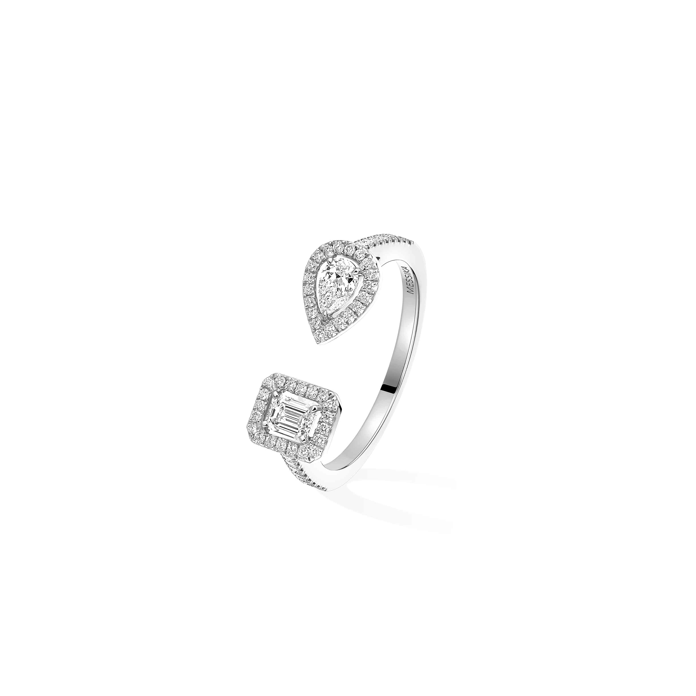 Mes1kaa my twin toi & moi ring 2x 0.15ct 06471